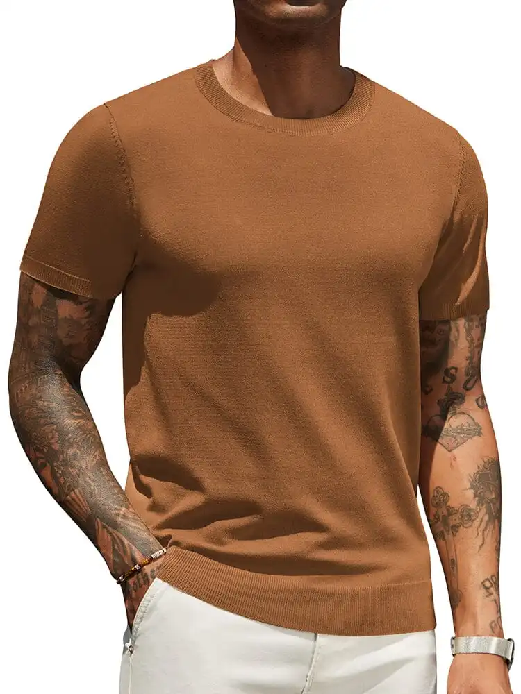 Casual Basic Knit T-Shirt