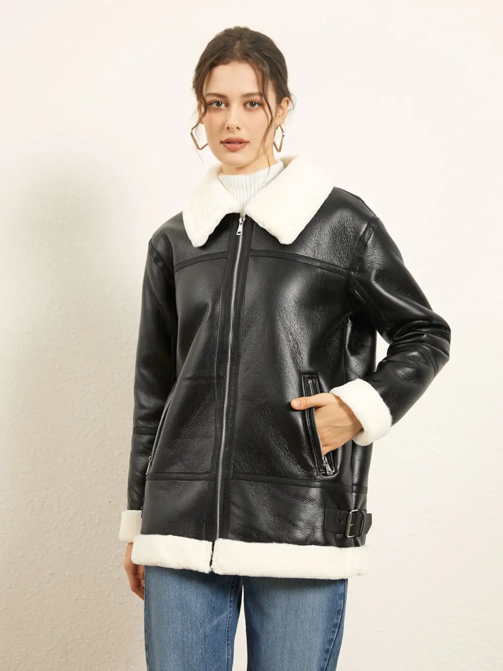 Wanderer Shearling Leather Jacket