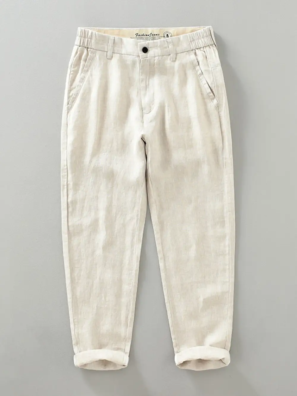 Men's Plus Size Casual Cropped Pants