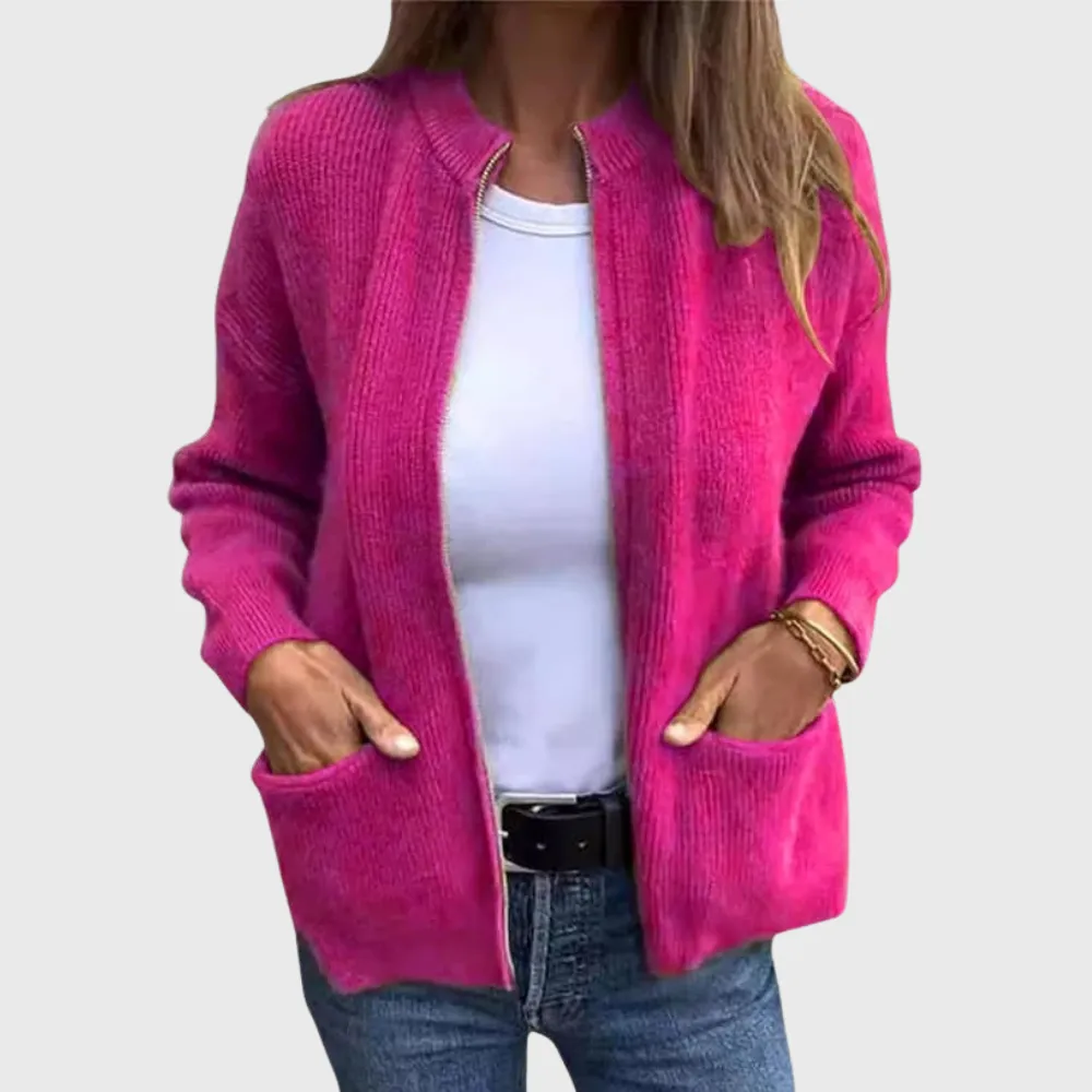 Zip Front Everyday Cardigan