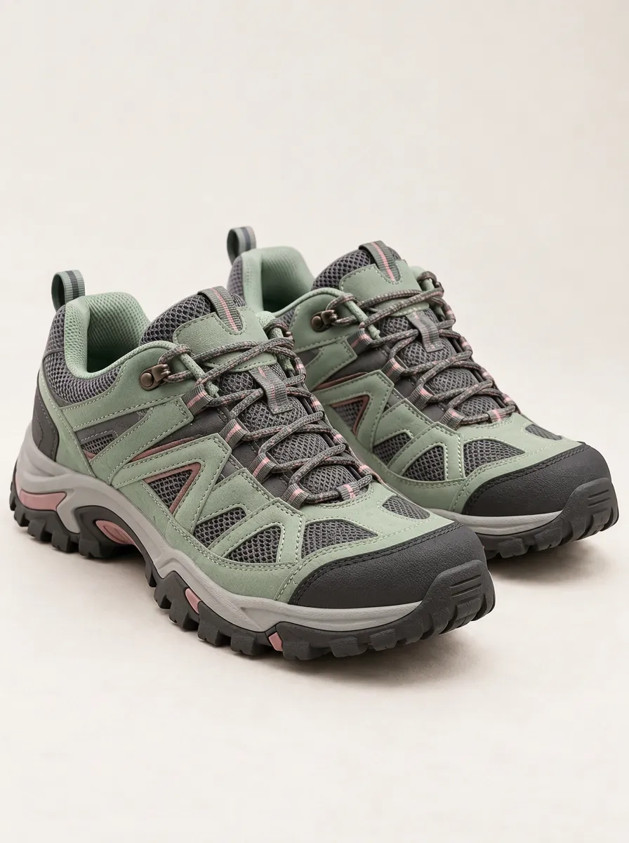 Women's Mesh Graphic Detail Modern Outdoor Hiking Shoes