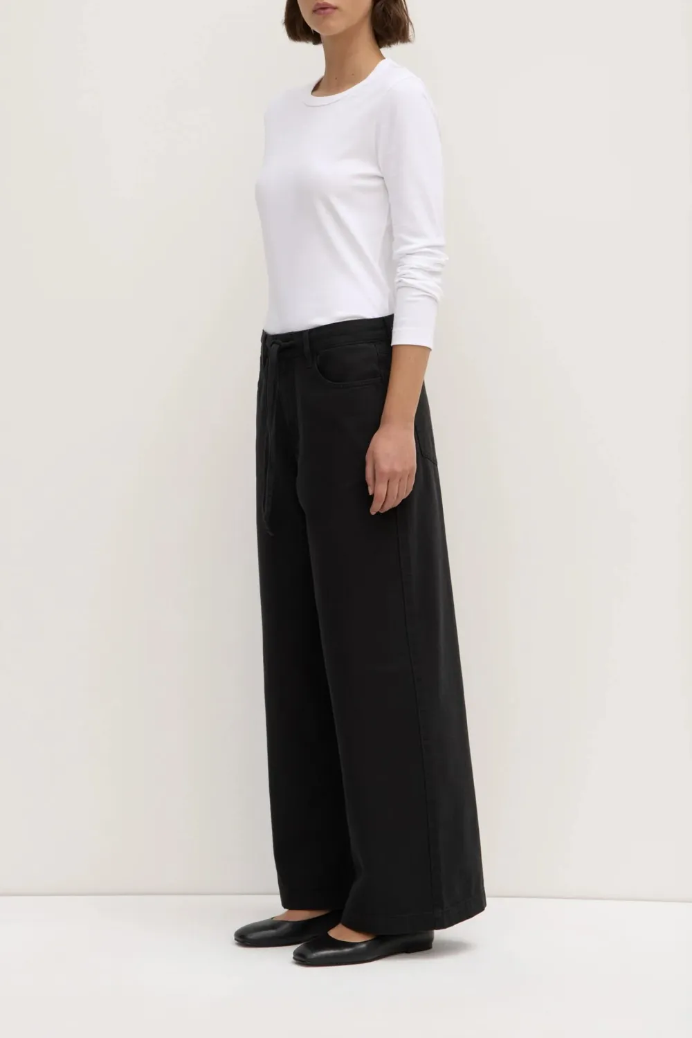 Loose Cotton Elastic Band Pants