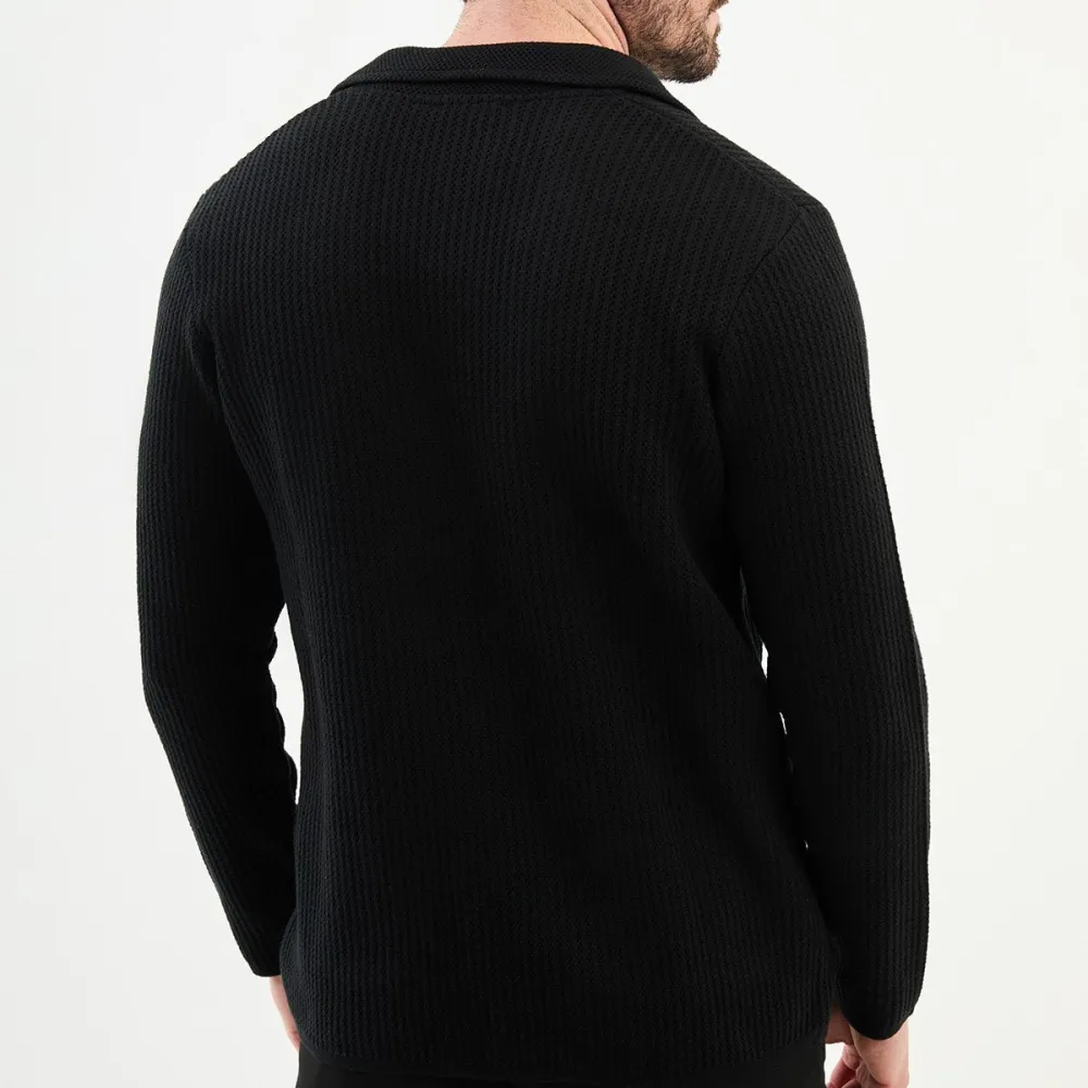 Polished Long Sleeve Knit Cardigan