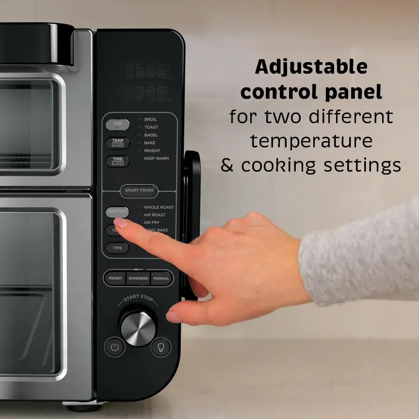 Ninja DCT451 12-in-1 Smart Double Oven with FlexDoor