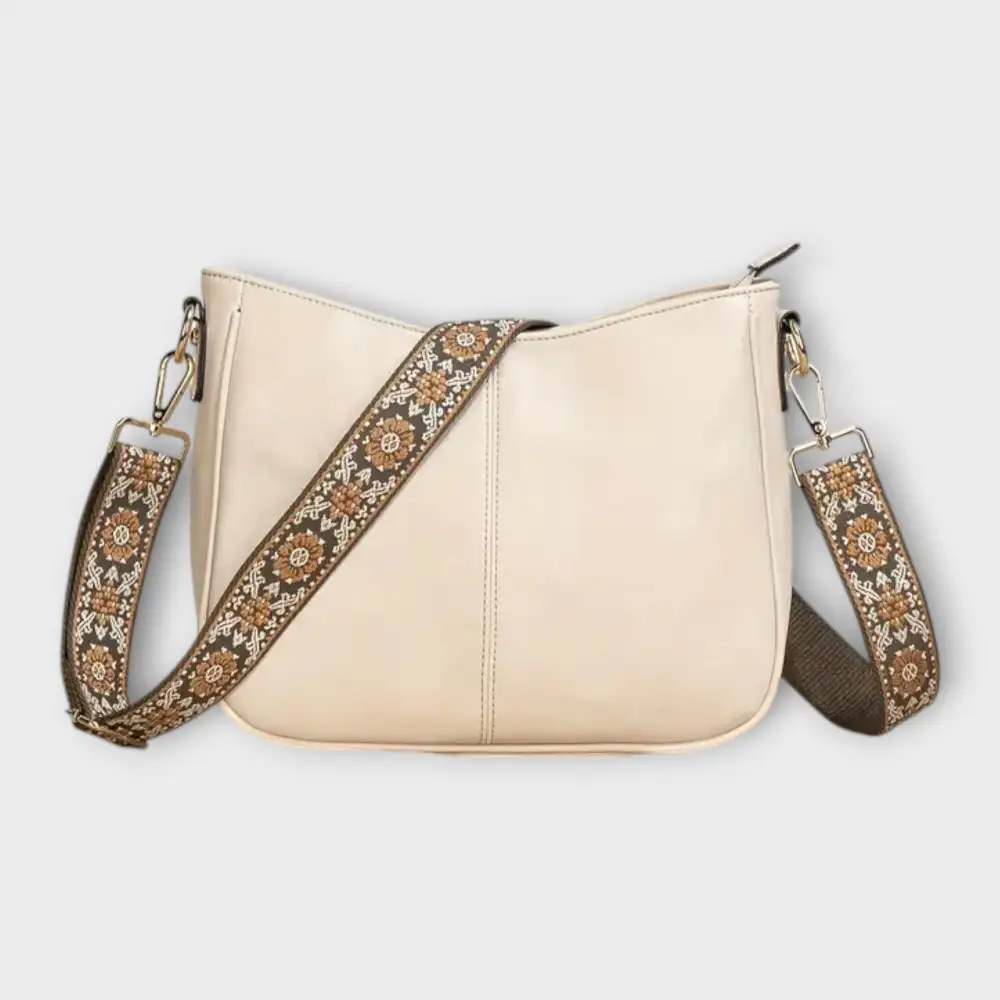 Top Handle Faux Leather Crossbody Bag