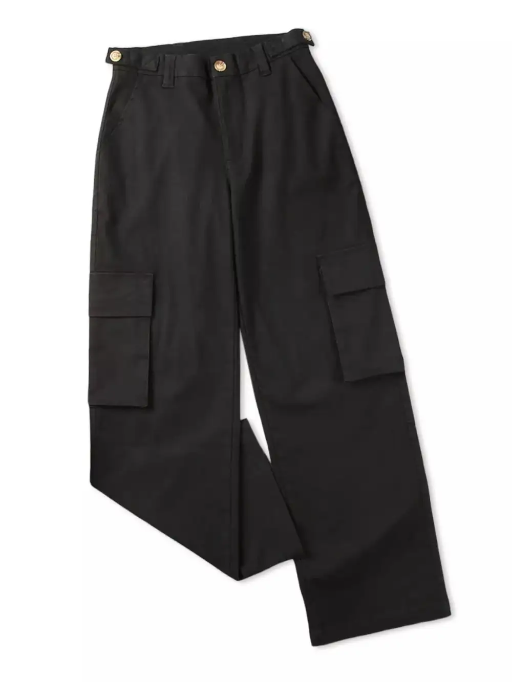 Polished High Waist Wide Leg Denim Jeans
