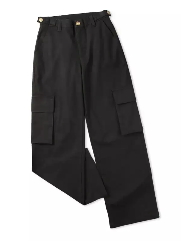 Polished High Waist Wide Leg Denim Jeans