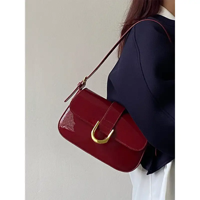 Structured Slim Baguette Bag