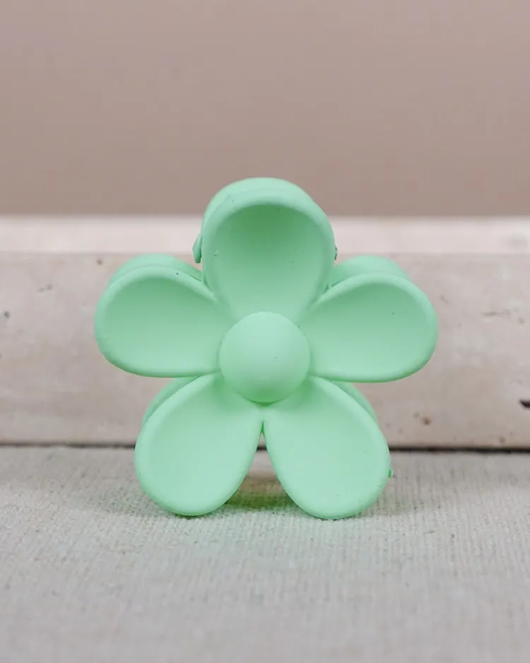 Structured Flower Hair Clip
