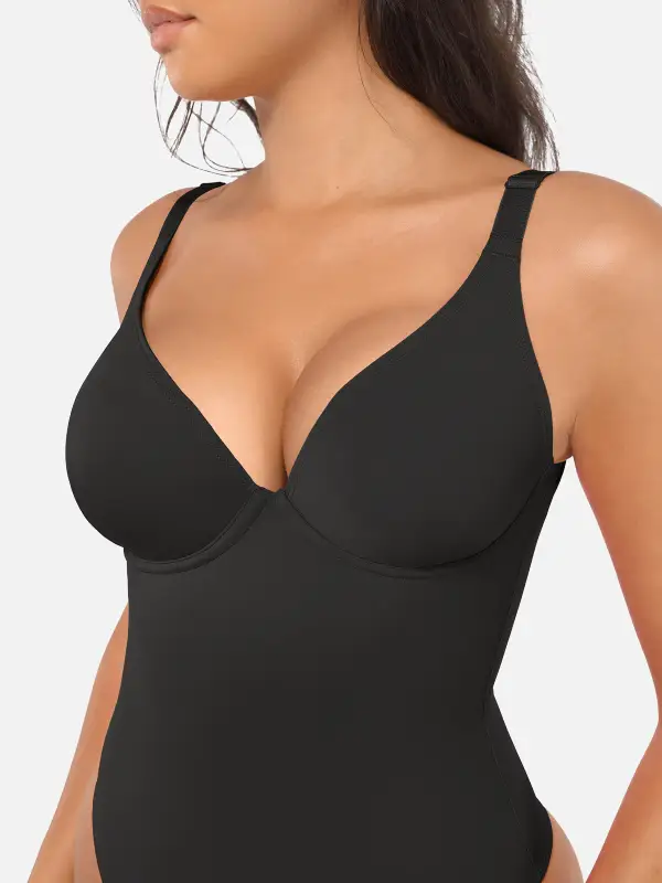 Plunge Supportive Shaping Bodysuit