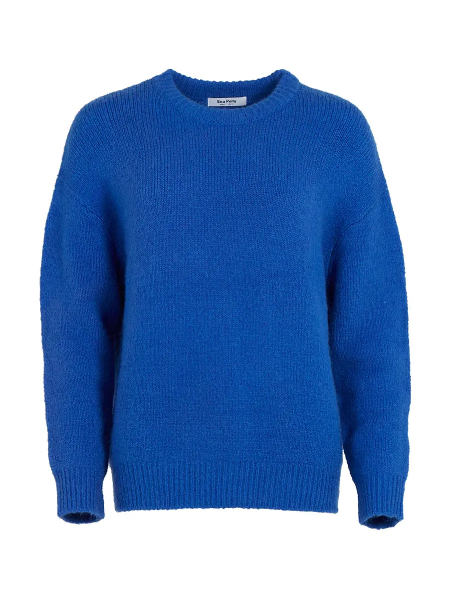 ROUND NECK MOHAIR KNIT