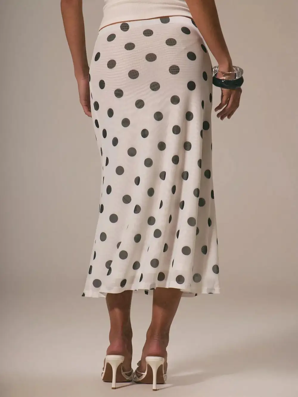 Layered Polka Dot Skirt