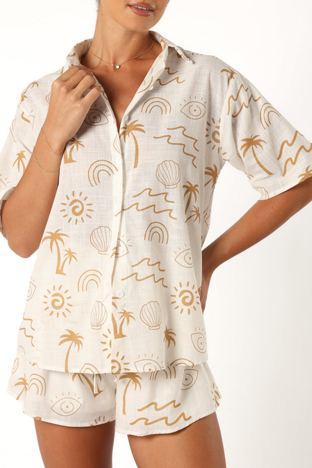 PRINTED HOLIDAY SHIRT