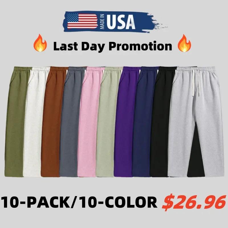 Men’s Regular Fit Solid Drawstring Waist Sweatpants