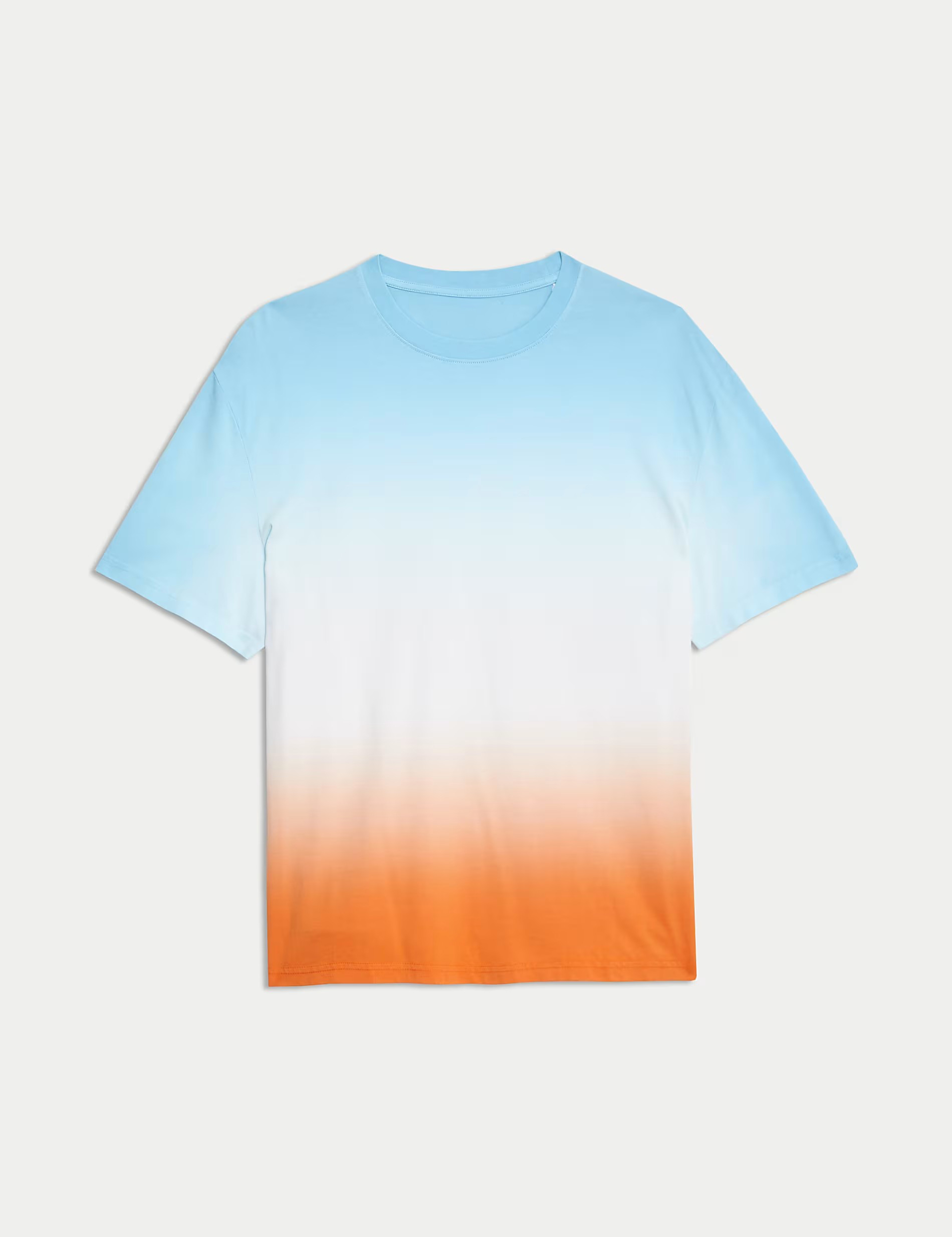 Pink Blue Gradient Short Sleeve T-Shirt