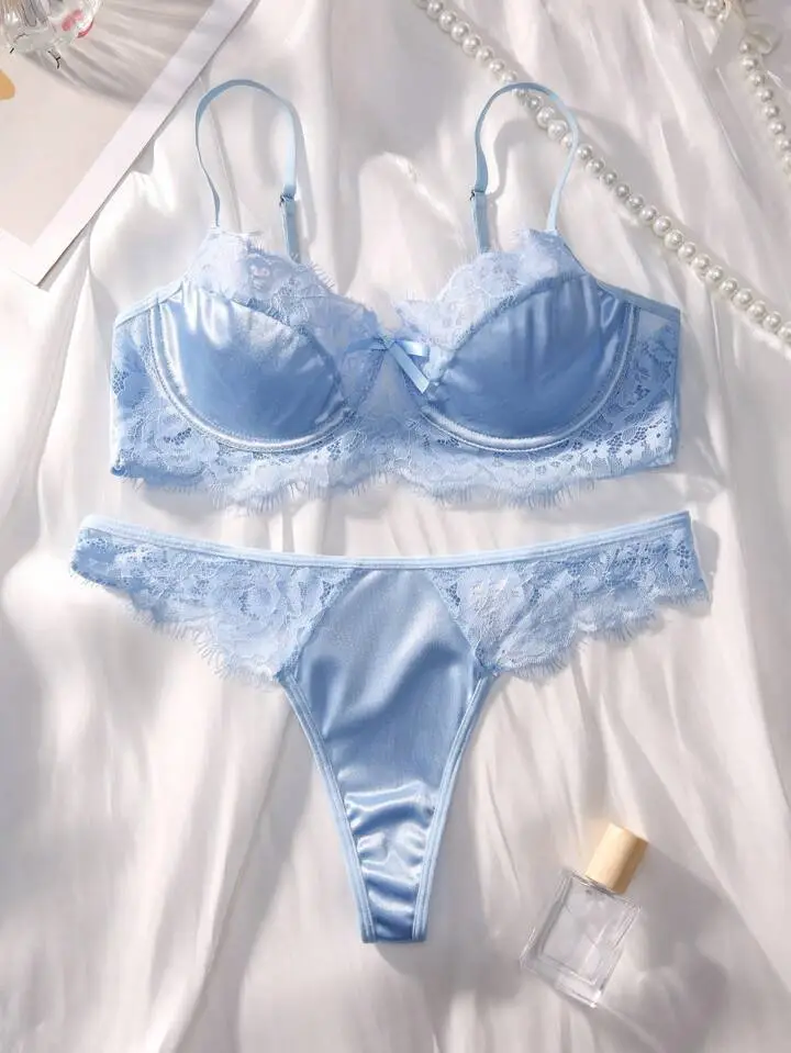 Modern Silk Lingerie Set