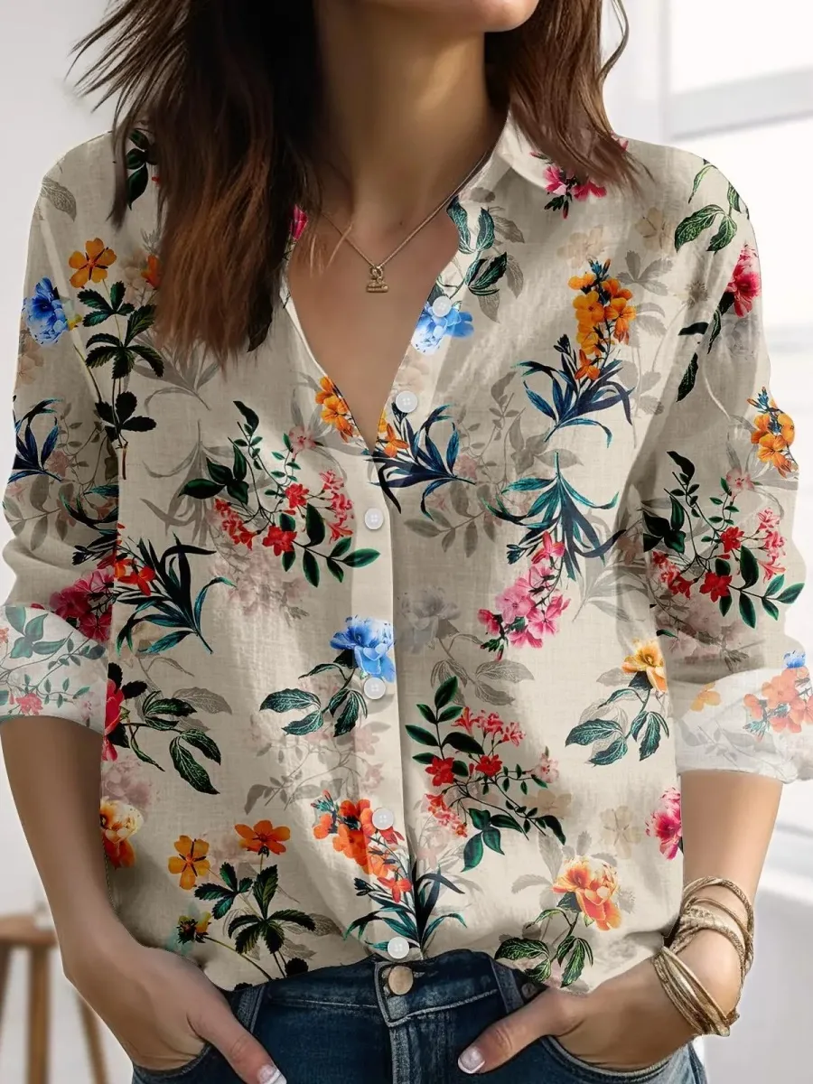 Multicolor Floral Print Shirt