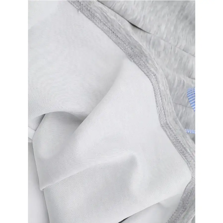 Drawstring Pleated Mini Skirt