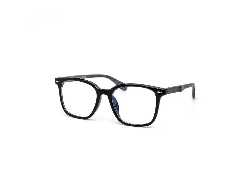 12-Pack Classic Wood Accent Blue Light Glasses