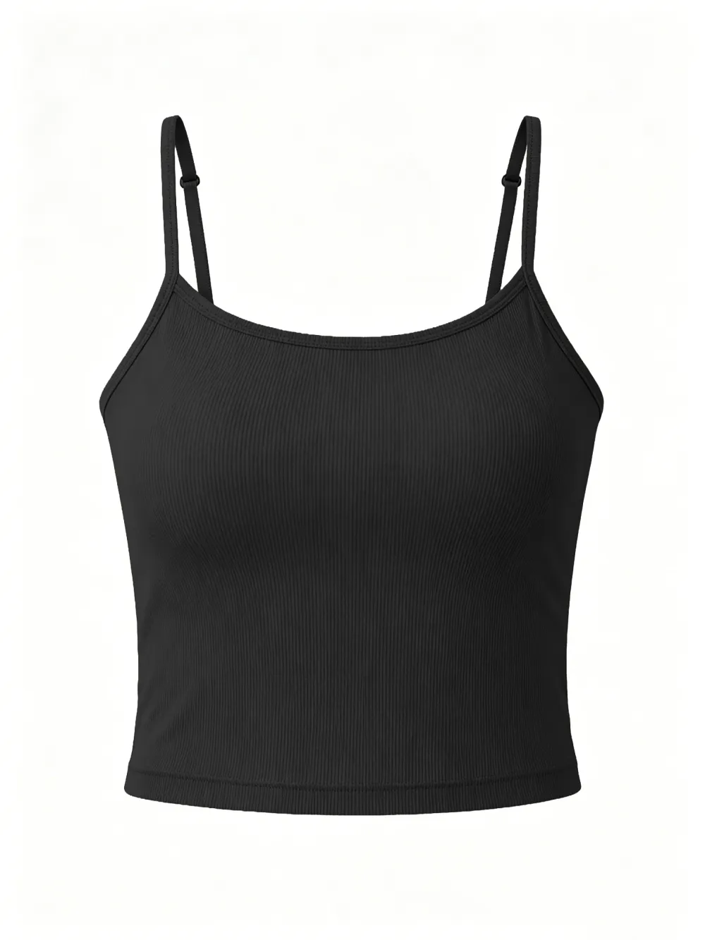 Women's Solid Ribbed Cami Tank Top