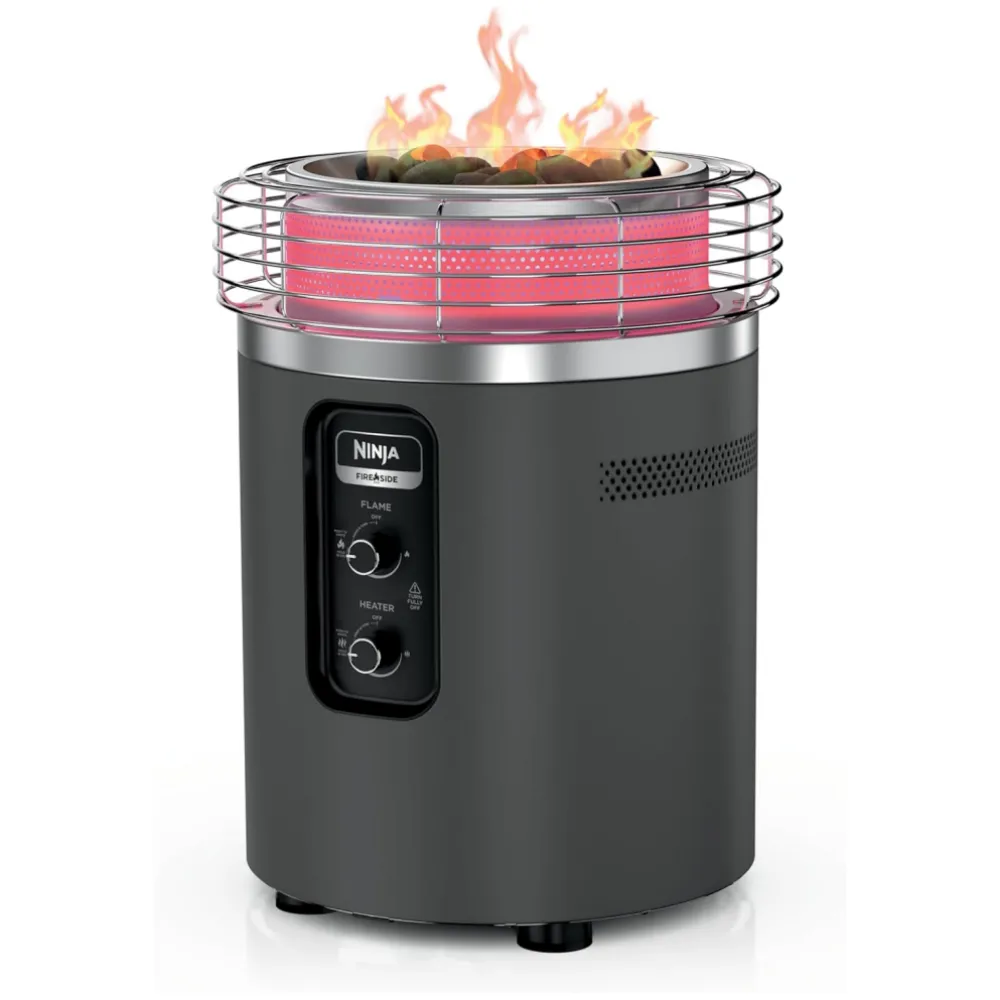 Ninja Fireside360™ Outdoor Heater & Fire Pit with 3 Modes – Flame, Heat, Flame & Heat