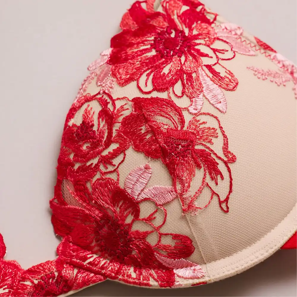Embroidery Lift Up Bra Cherie Embroidery
