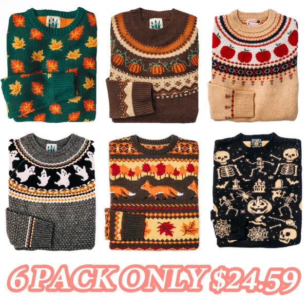 Women's Casual Round Neck Jacquard Sweater/Cardigan🎃Fitted Knit Pullover for Fall & Winter