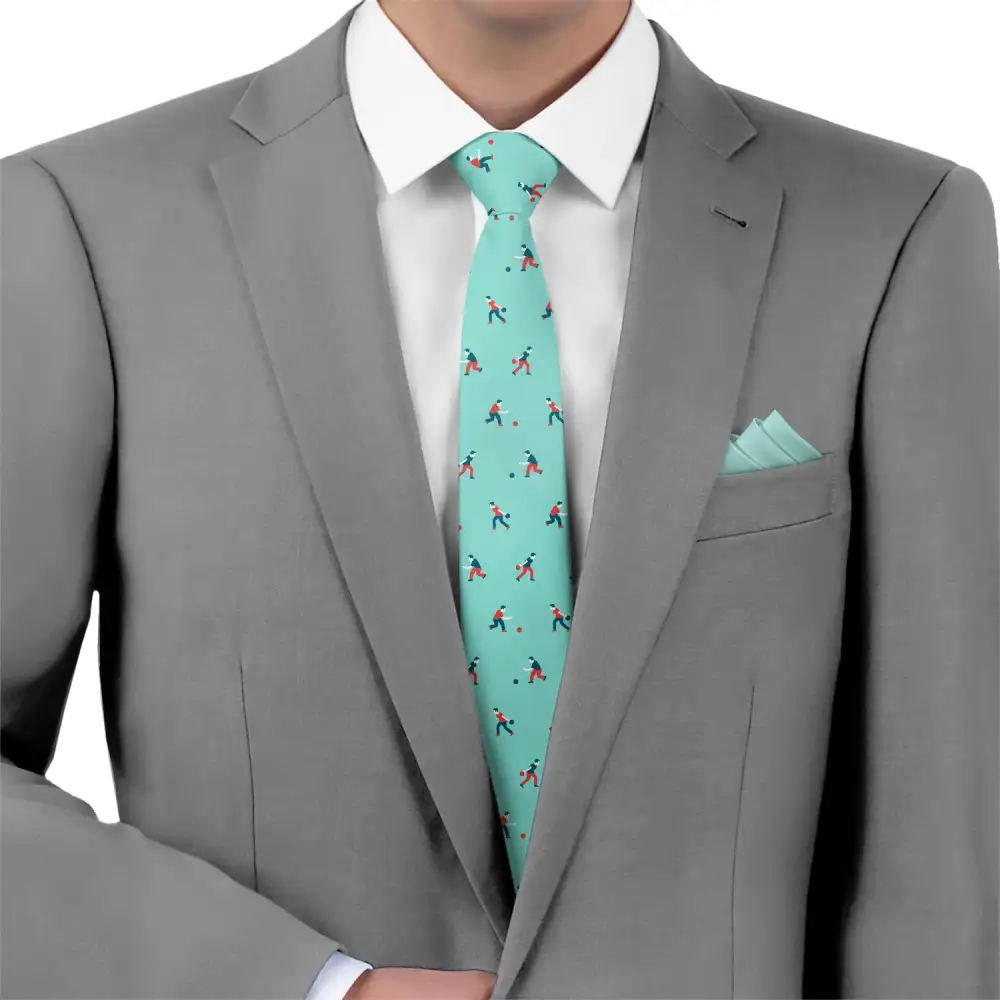 Bowling Pattern Necktie