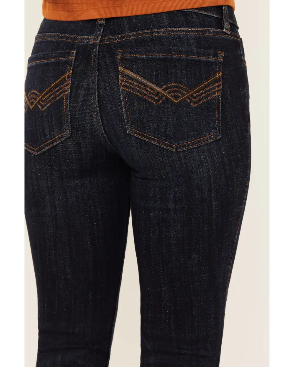 Modern Mid Rise Bootcut Stretch Denim Jeans