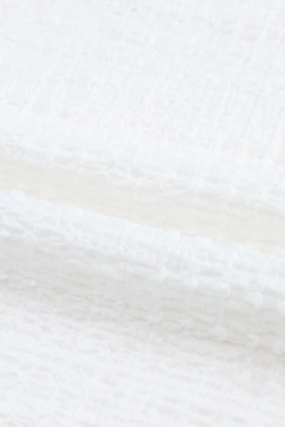 Voluminous Printed Puff Sleeve Textured