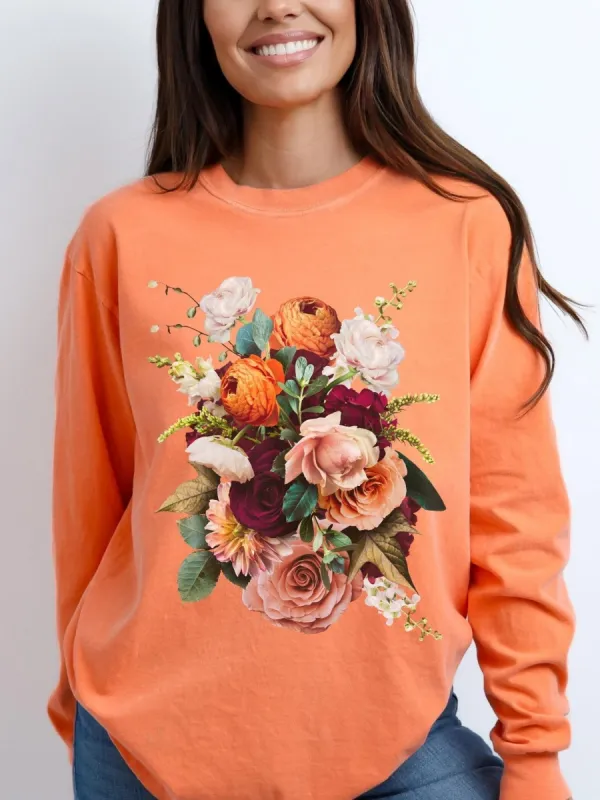 Romantic Floral Bouquet T-Shirt