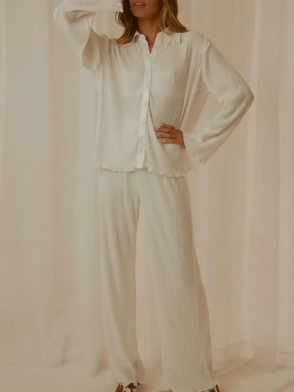 Drooping Comfortable Everyday Pajama Set