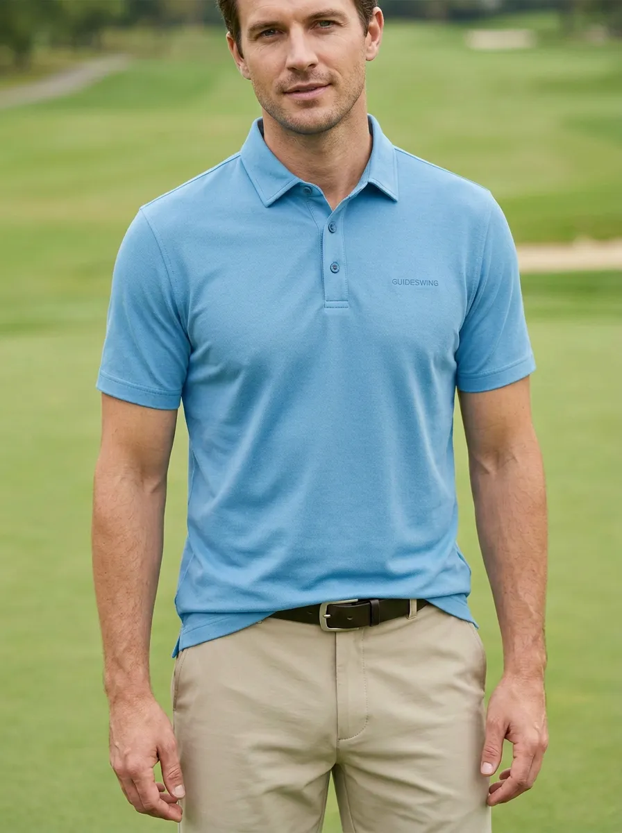 Embroidered Golf Polo Shirt