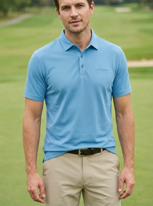 Embroidered Golf Polo Shirt