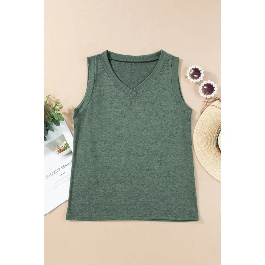 Wide-Strap Tank Top