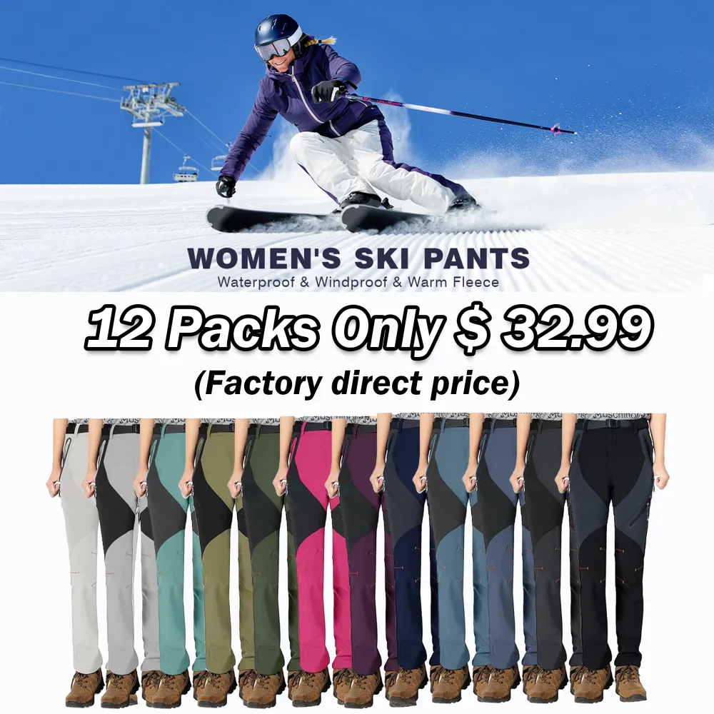 Women’s Waterproof Insulated Snow Pants – Warmth, Mobility & Mountain-Ready Comfort