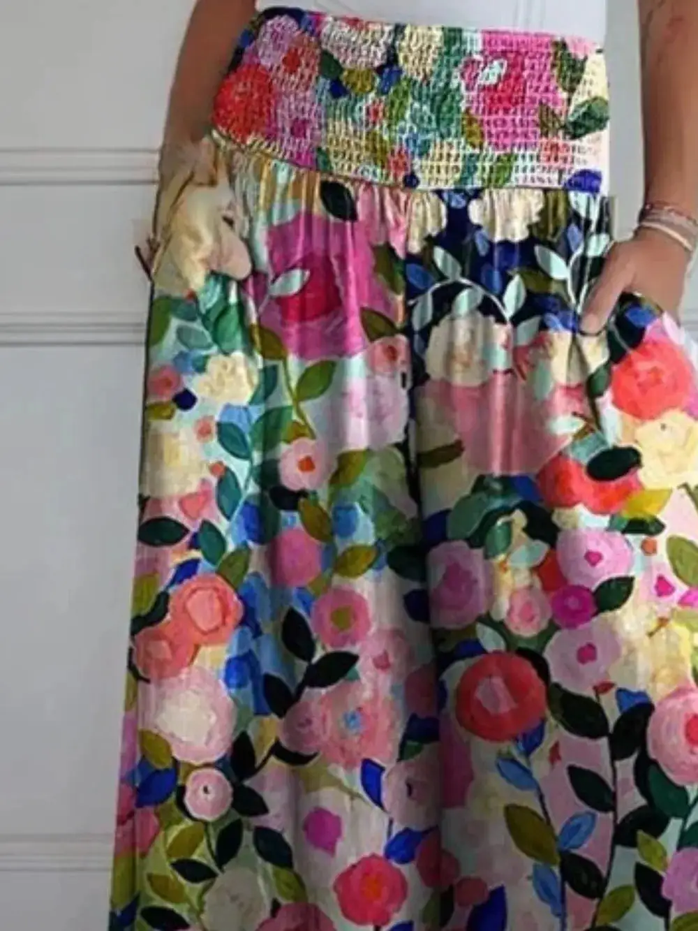 Everyday Smocked Wide Leg Pants