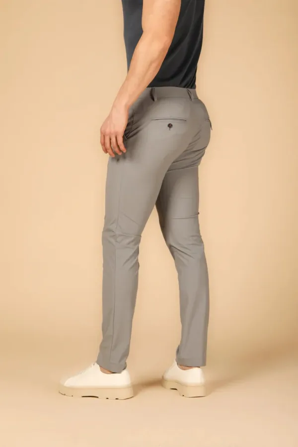 Men's Nylon Grey  Knit Fabric Super Slim Fit