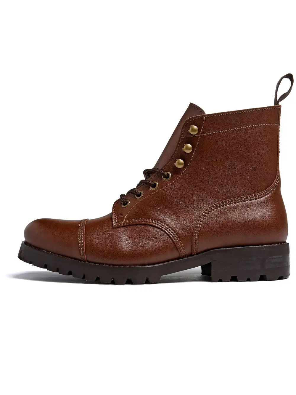 Women's Relaxed Casual Water Resistant Vegan Leather Everyday Boots