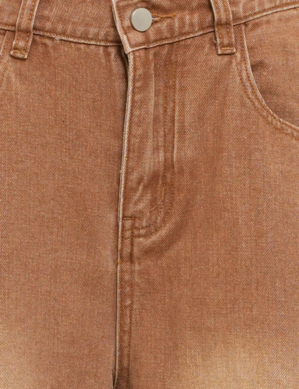 Mid Rise Wide Leg Jeans Barrel Denim Pants