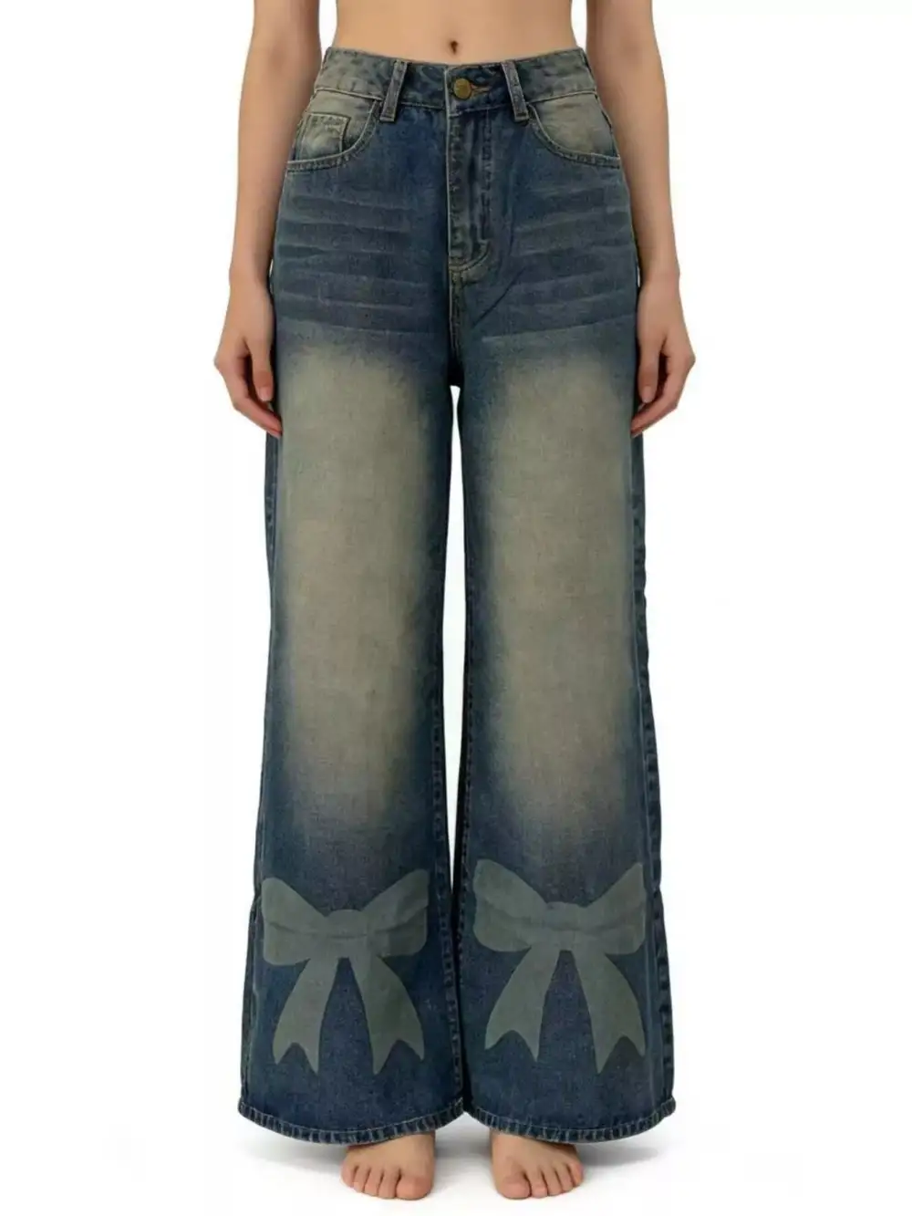 Breezy Sleeveless Denim Jeans