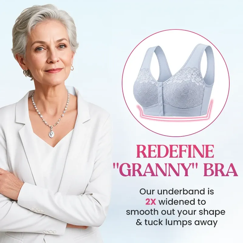 🔥Last Day💥Front Closure Breathable Cotton Lifting Bra for Seniors🔥8-Pack Only $24