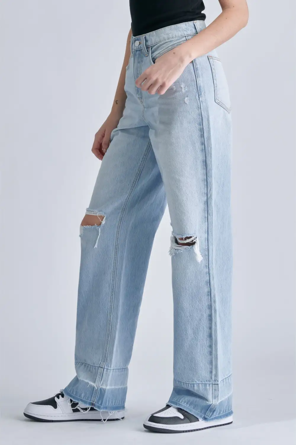 High Rise Wide Leg Pants
