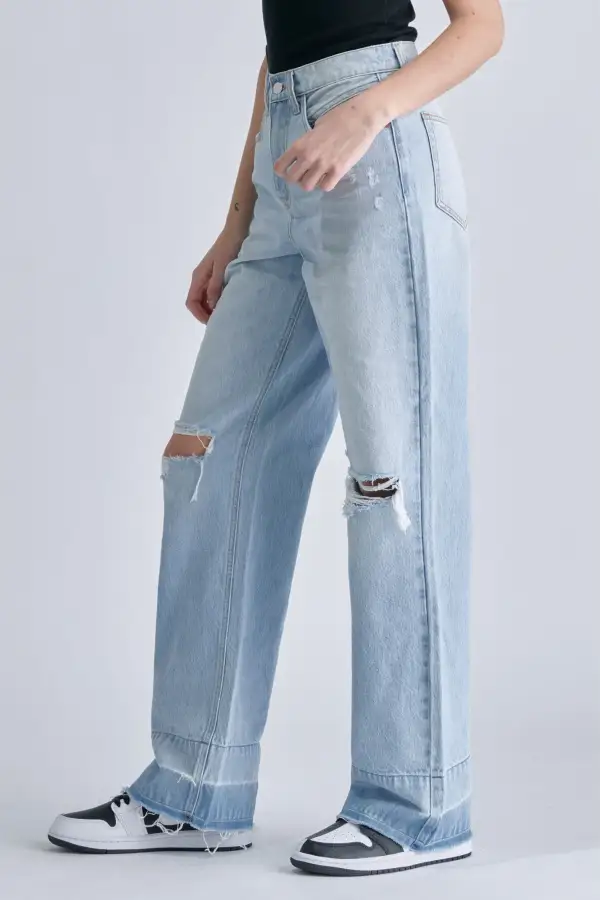 High Rise Wide Leg Pants