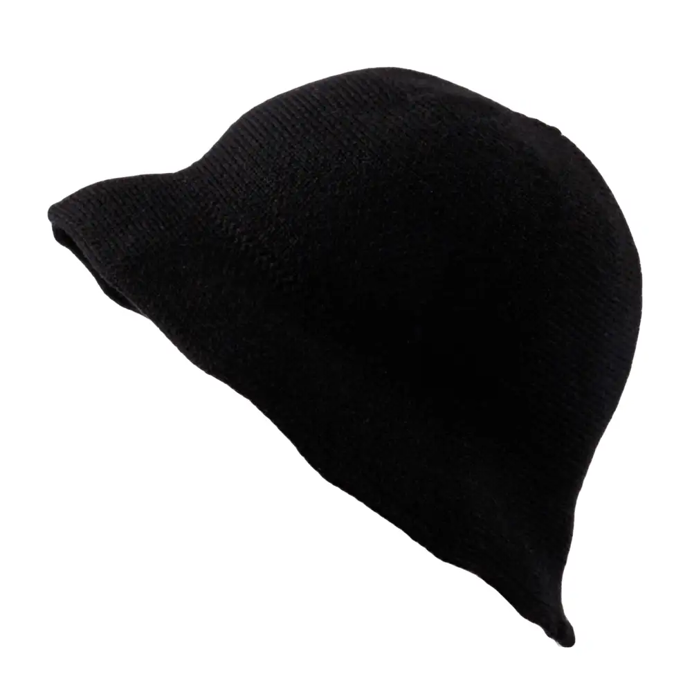 Bow Accent Fedora Bucket Hat