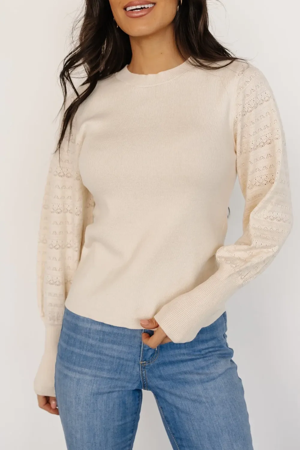 Classic Minimalist Soft Ribbed Knit Top