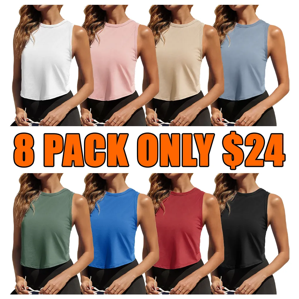Women's Workout Cropped Tank Tops