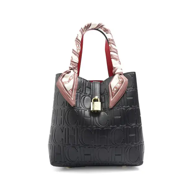 Soft PU Leather Bucket Clutch – Minimalist Hasp Closure Handbag