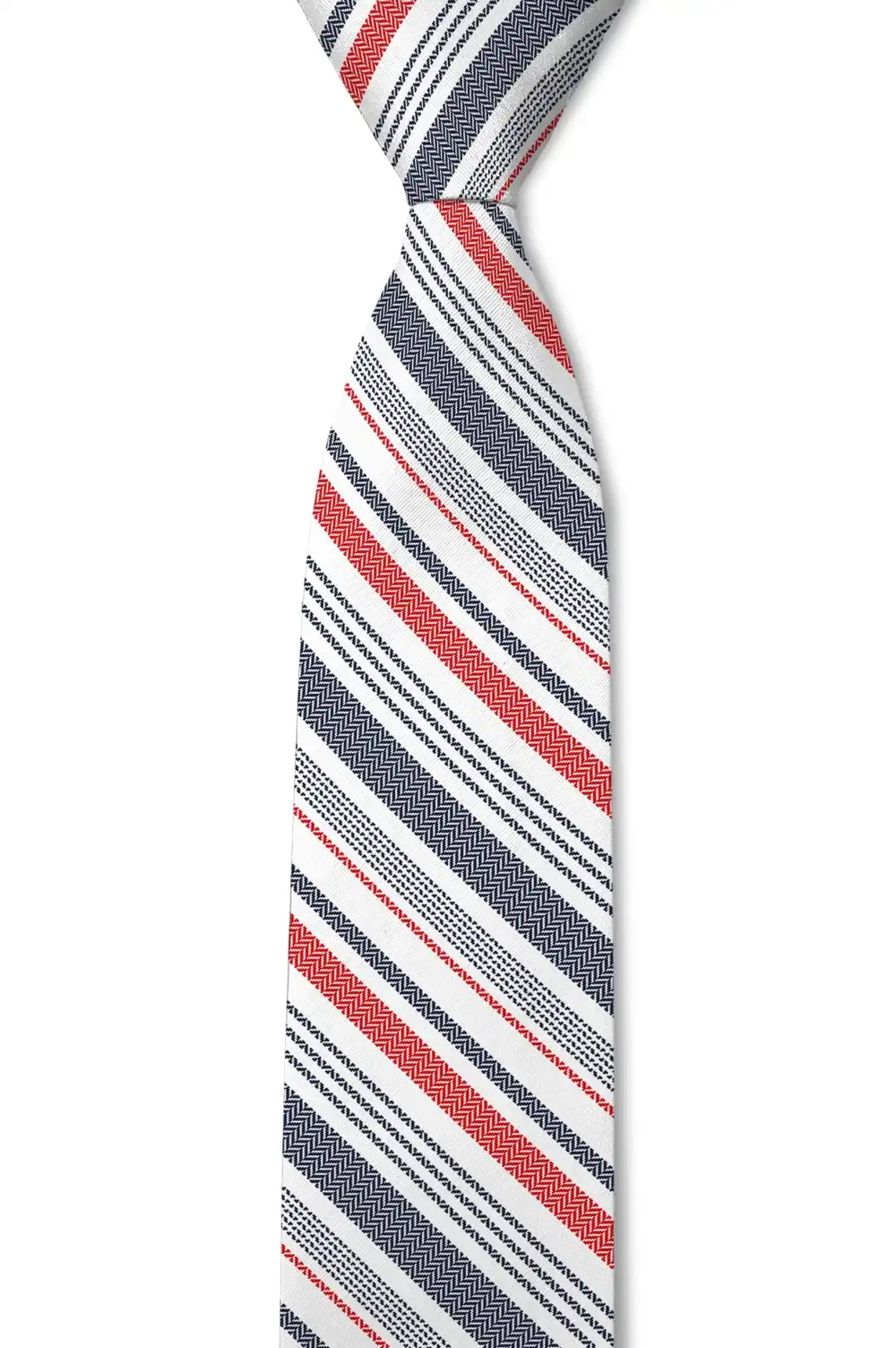 Neat Textured Stripe Pattern Necktie