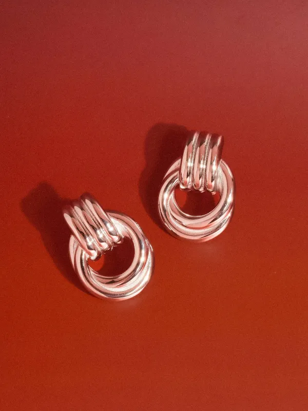 Classic Rounded Hoop Earrings